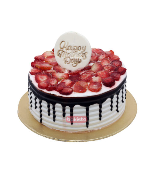 Strawberry Round Shape Signature Cake