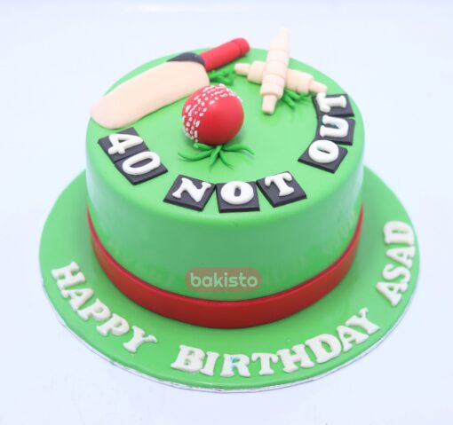 Cricket jet Sports Cake - Image 2