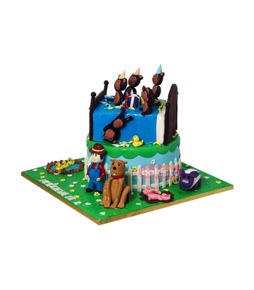 Monkey Theme Cake - Image 3