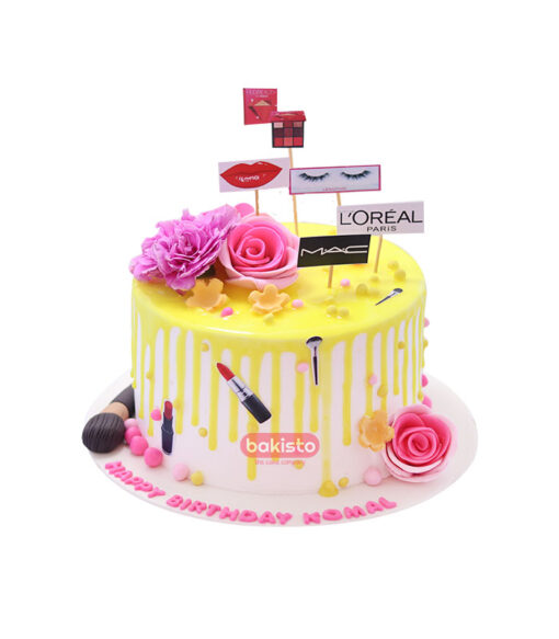 makeup cake by bakisto - the cake company