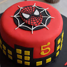 Spider Man Birthday Cake