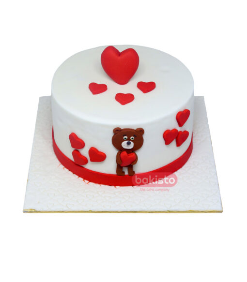 Hearts shape Valentines Day Cake - Image 2