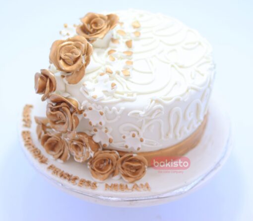 Rose Birthday Cake - Image 4