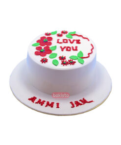 Love you mom cake by bakisto