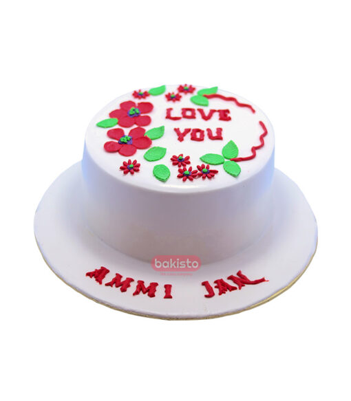 Love you mom cake by bakisto