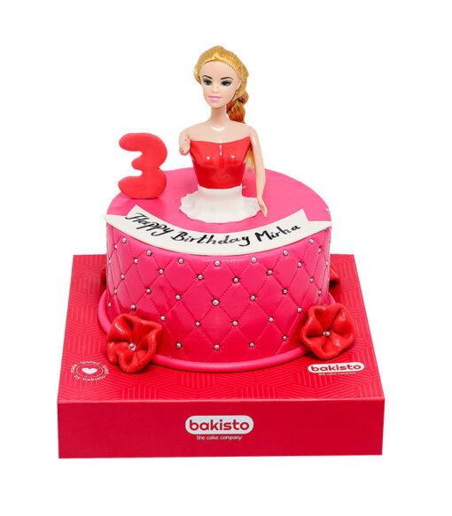 barbie doll cake