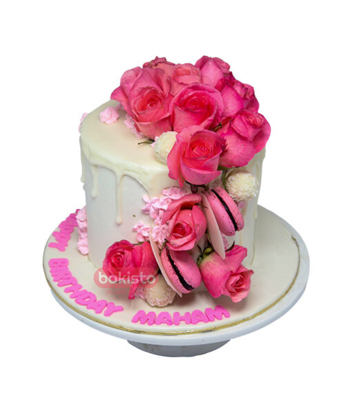 Pink Anniversary Cake - Image 2