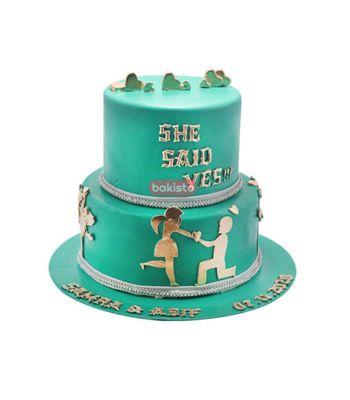 engagement cake, online cake delivery in lahore