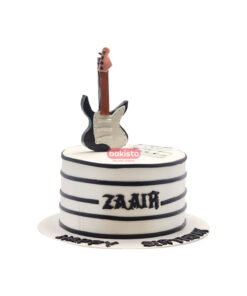 guitar cake, online cake delivery in lahore