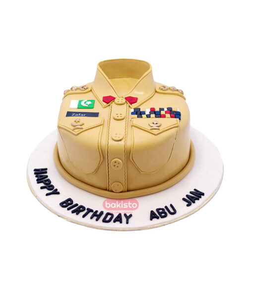 Army Theme Dad Cake