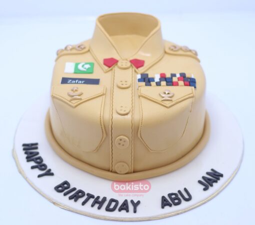 Army Theme Dad Cake - Image 2