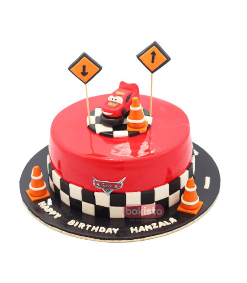 Car Theme Birthday Cake