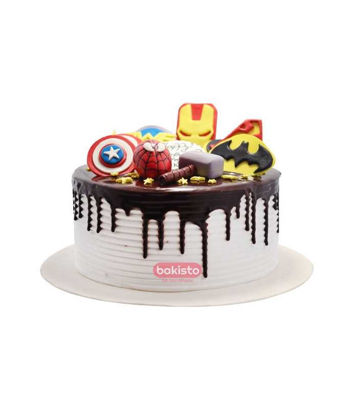Superhero's Party Cake – Regnier Cakes