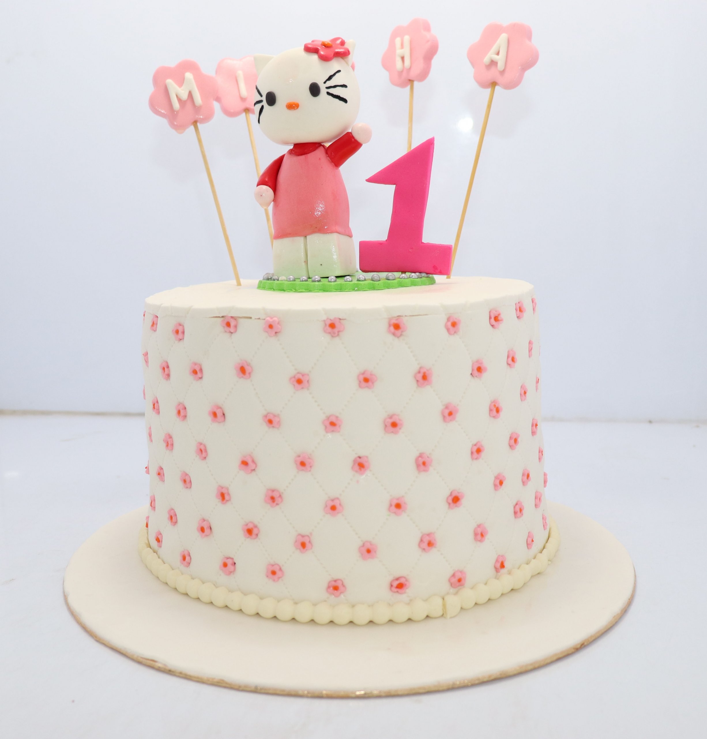 Homemade Hello Kitty Cake - ByLena.com