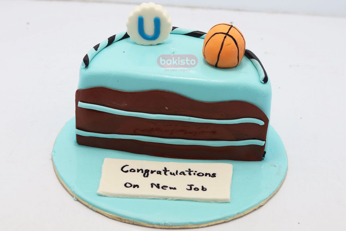Bakerdays | Personalised Good Luck New Job Cake from bakerdays