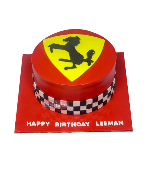 Ferrari Theme Cake - Image 4