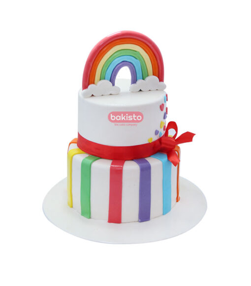 rainbow cake, online cake delivery in lahore