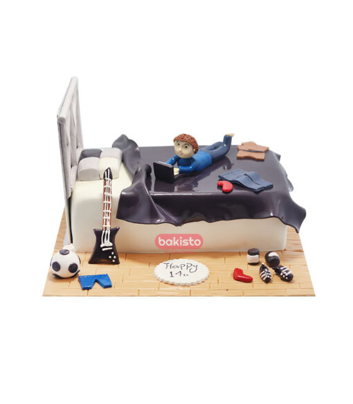 Guitar And Bed Birthday Cakes - Image 2