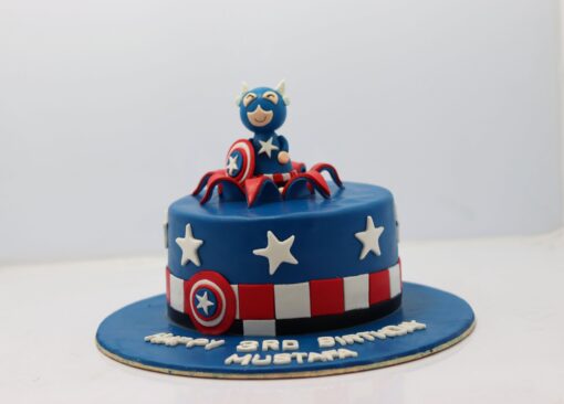 Superhero Theme Cake