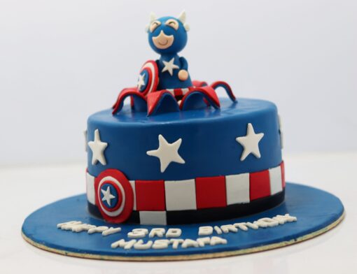 Superhero Theme Cake