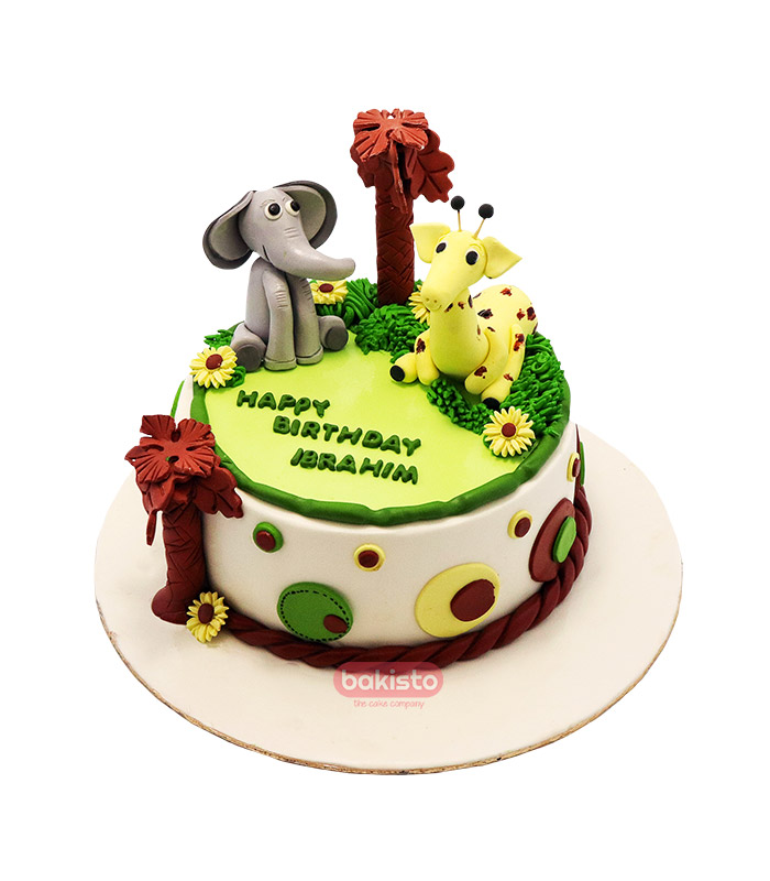 Best Jungle Theme Cake In Indore | Order Online