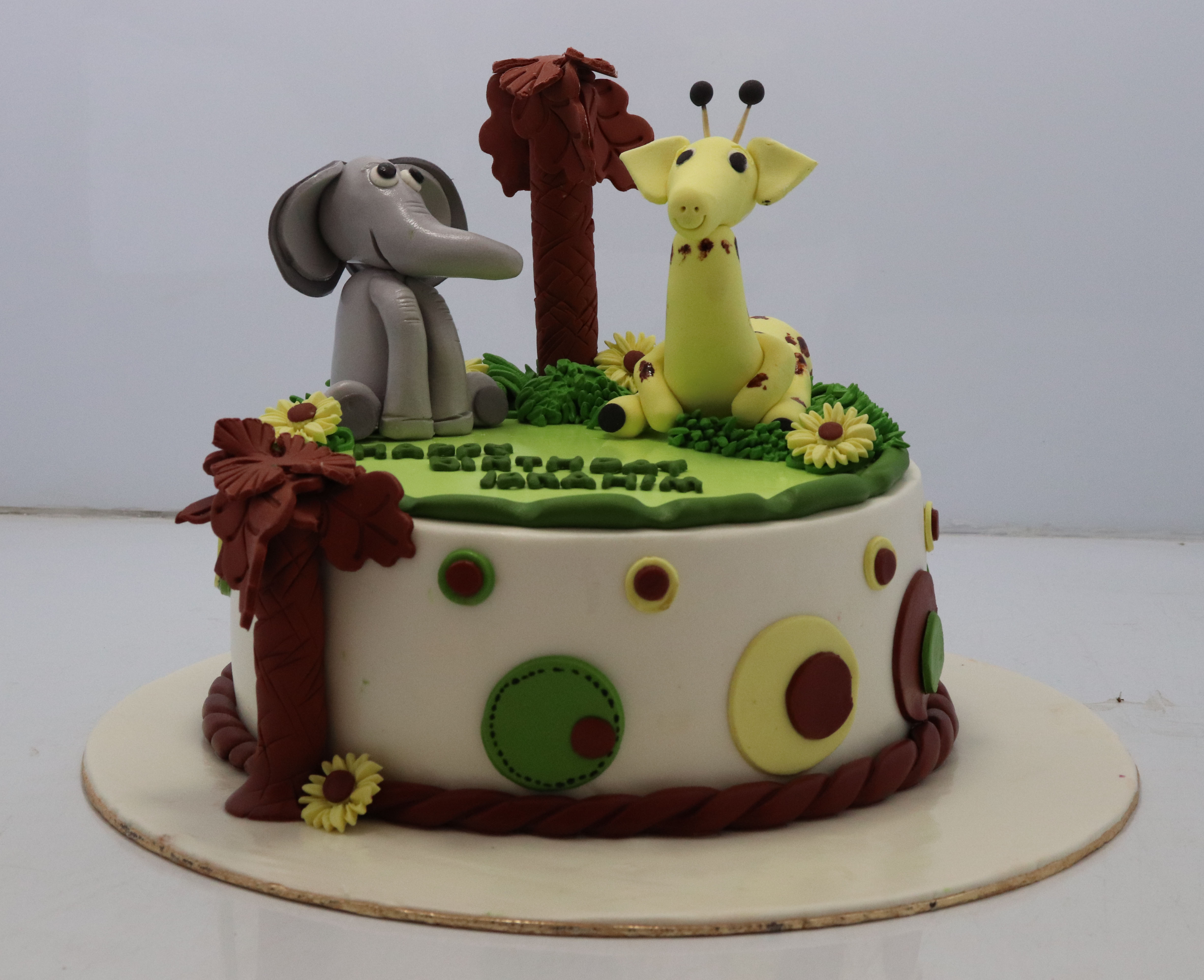 stuffed animal cake