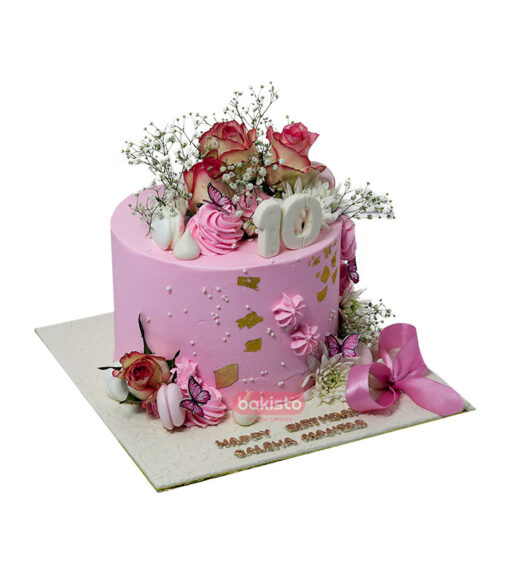 Flower Birthday Cake - Image 2