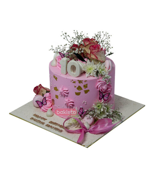 Flower Birthday Cake - Image 3