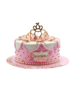 crown theme girls cake , online cake delivery in lahore