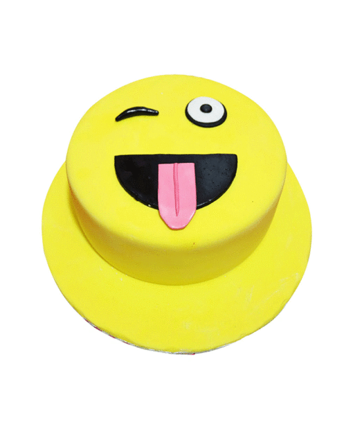 Crazy Emoji Cake