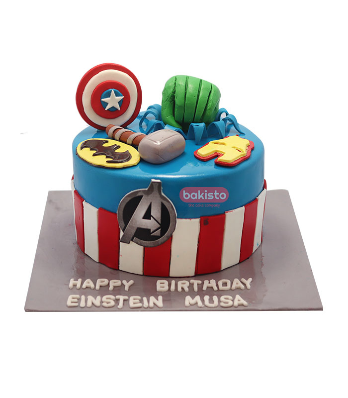 Avengers Superheroes Cake - The House of Cakes Dubai