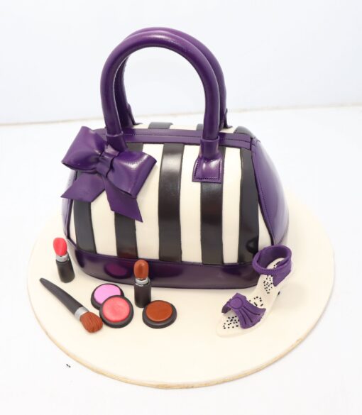 Purple Hand Bag Cake