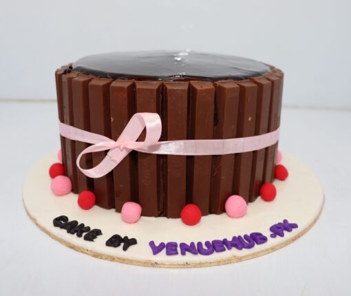 Delicious Kitkat Birthday Cake