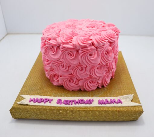 Special Pink Birthday Cake