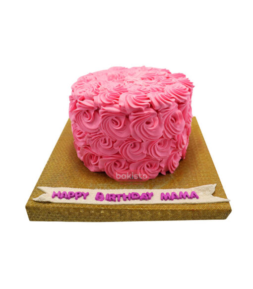 Special Pink Birthday Cake