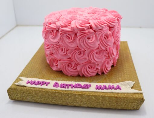 Special Pink Birthday Cake