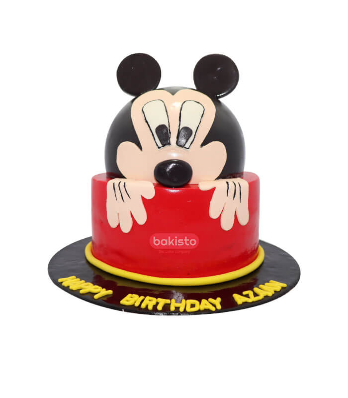 TUTU CAKES - Mickey Mouse Semi fondant Theme cake...... | Facebook