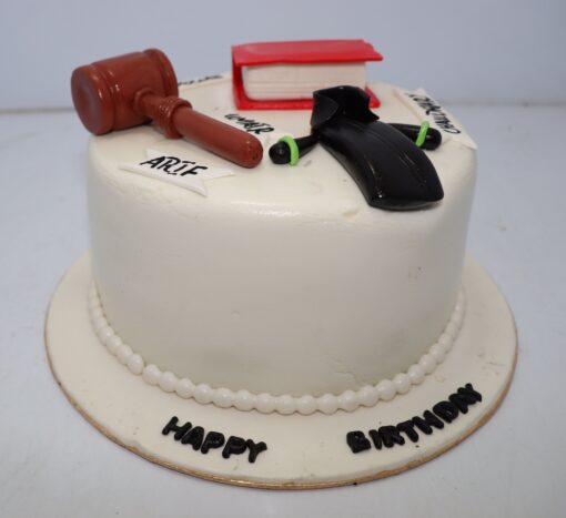 Law Theme Birthday Cake