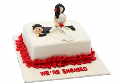 Engagement Cake by bakisto