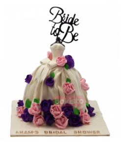 Customized Bride To Be Cake