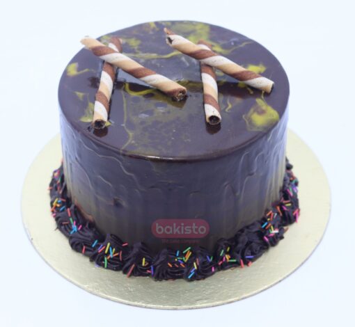 Choco Chocolate Theme Cake - Image 3