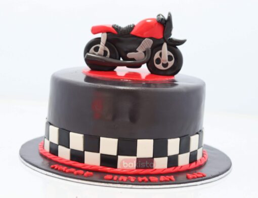 Motorcycle Theme Cake - Image 3