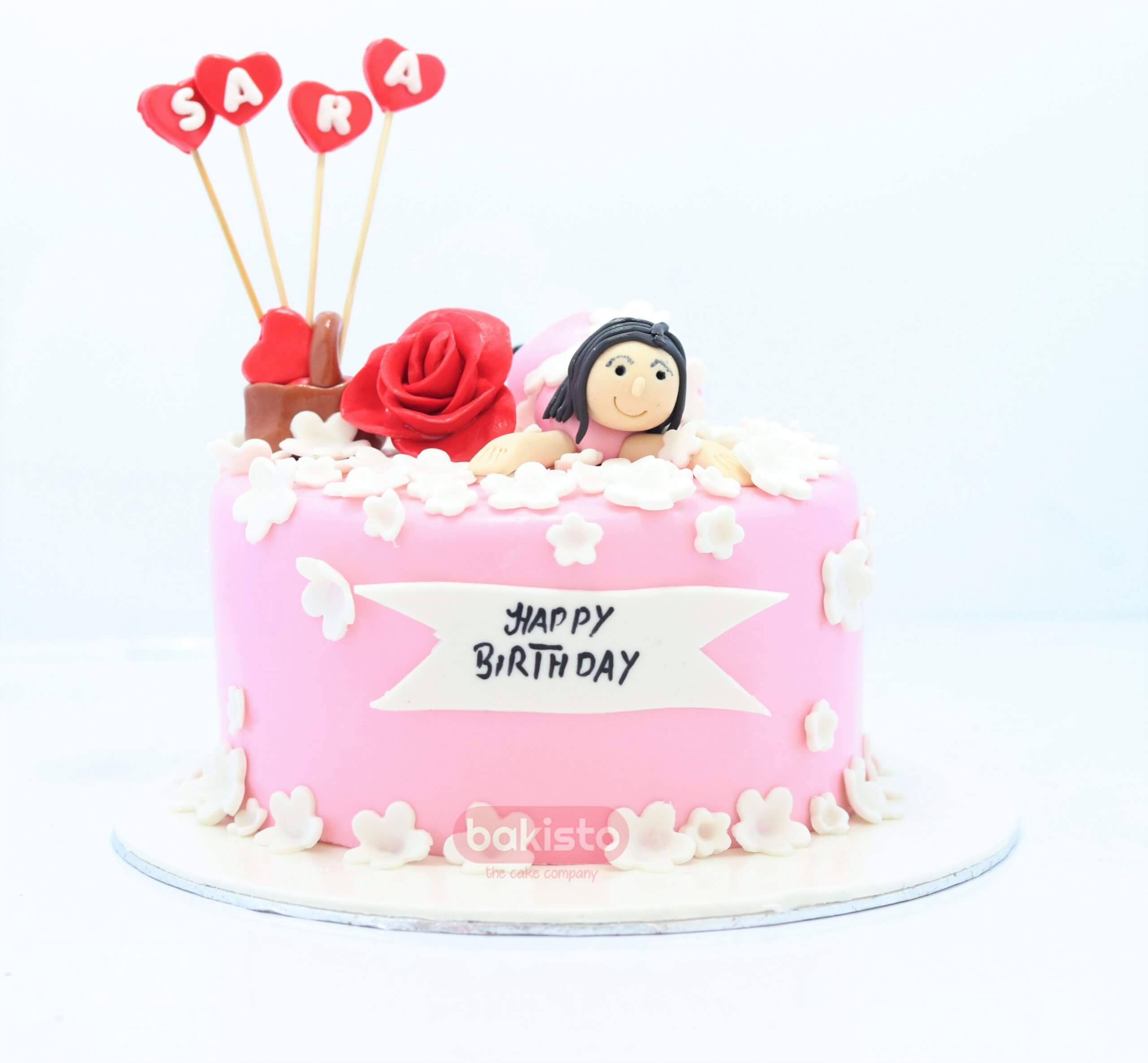 For girls cake birthday Send Birthday