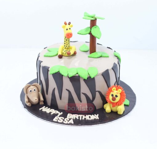 Zoo Birthday Cake