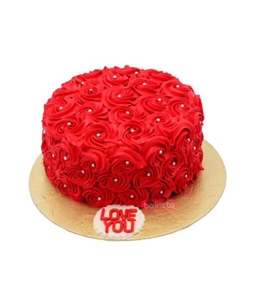 Red Valentine Cake