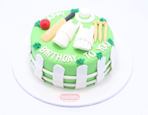 Cricket Theme Cake - Image 2