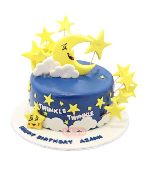 Twinkle Star Blue Cake