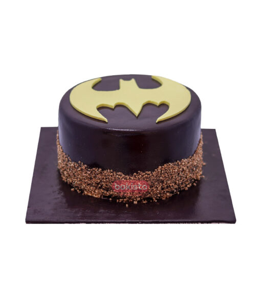 Black Batman Birthday Cake