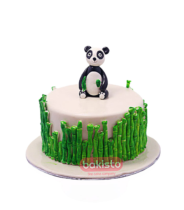 Panda Theme Fondant Cake (Delivery in 48 Hours Available) – Hot Breads