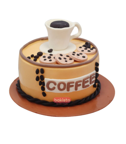 Coffee Theme Father Cake - Image 2